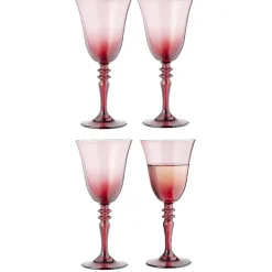 Verre à vin fumé rouge 27cl x4^Gifi Sale
