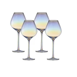 Verre à vin iridescent 58 cl x4^Gifi New