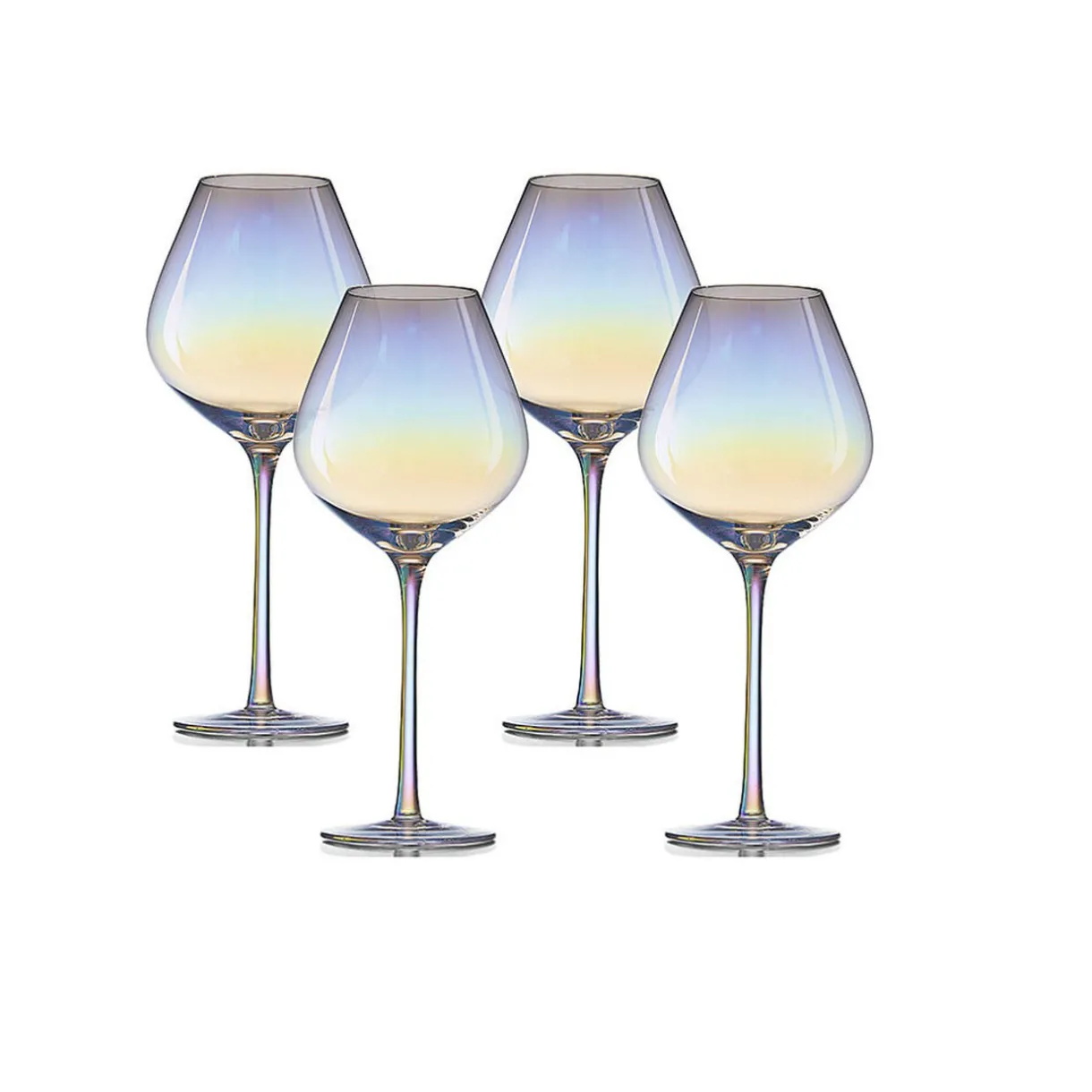 Verre à vin iridescent 58 cl x4^Gifi New