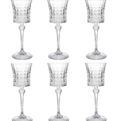 Verre à vin Lady Diamond transparent 19 cl x6^Gifi Discount