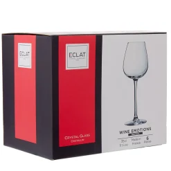 Verre à vin rouge pied cristallin Wine Emotion 35 cl x6^Gifi Clearance