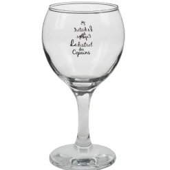 Verre à vin transparent design Le bistrot des copains x3^Gifi Clearance