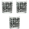 Verre bas motif carreaux de ciment x 3^Gifi Hot