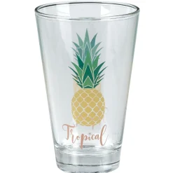 Verre bas style tropical motif ananas 31cl^Gifi Online