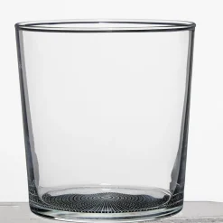 Verre bas transparent fond imprimé 34,5 cl^Gifi Clearance
