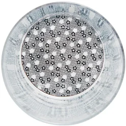 Verre bas transparent fond imprimé 34,5 cl^Gifi Clearance