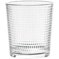 Verre bas transparent martelé 28cl x6^Gifi Online