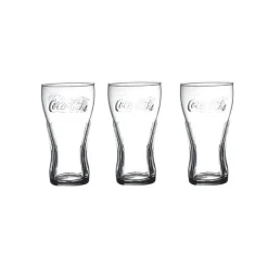Verre Coca-Cola transparent x3^Gifi Sale