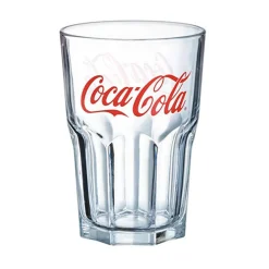 Verre Coca-Cola transparent et rouge 40 cl^Gifi