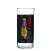 Verre Coca-Cola tubo noir motif bouteille colorée 27 cl^Gifi Outlet