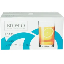 Verre cylindre Krosnobasic transparent 25 cl^Gifi Hot
