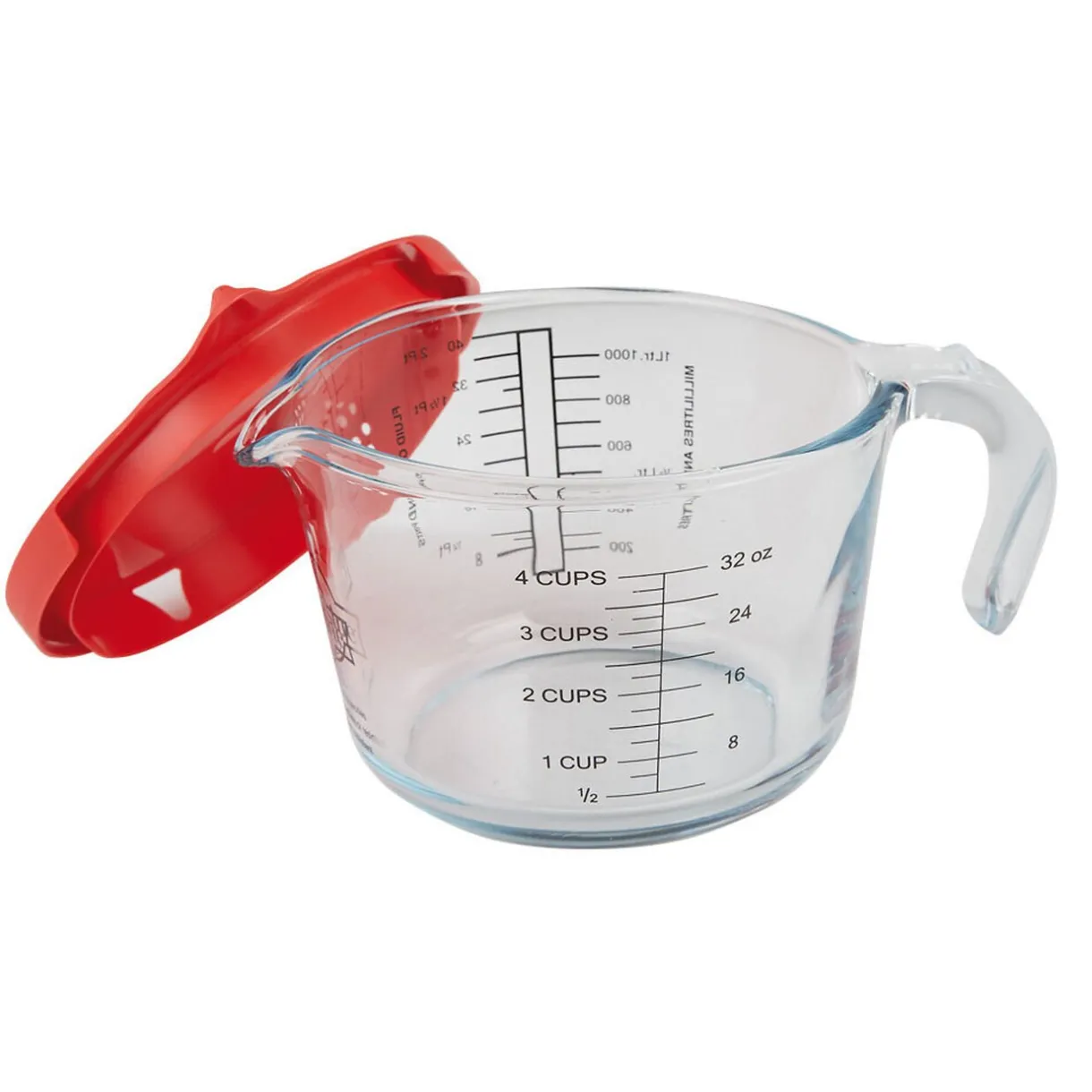 Verre doseur avec couvercle 1 L^Gifi Best