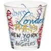 Verre gobelet transparent déco cities multicolore x 3^Gifi Discount