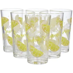 Verre haut citron Hello Summer x 6^Gifi Clearance