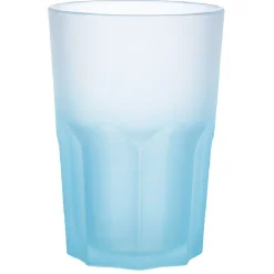 Verre haut effet givré bleu fluo 40 cl - Frozen^Gifi Best