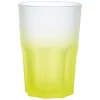 Verre haut effet givré jaune fluo 40 cl - Frozen^Gifi Outlet