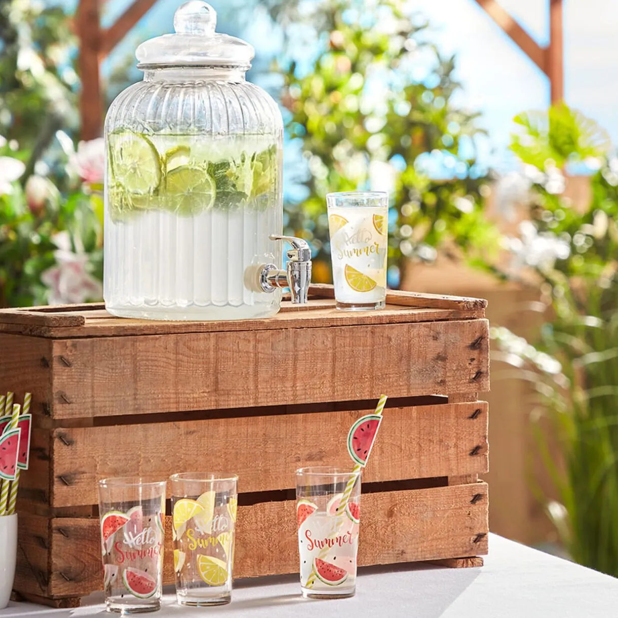 Verre haut pastèque Hello Summer x 6^Gifi Outlet