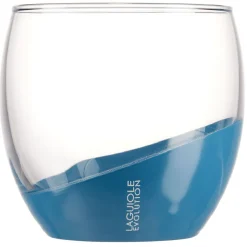 Verre Laguiole Evolution petit modèle transarent et bleu 34,5 cl^Gifi