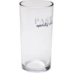 Verre tubo avec inscription Pastis apéritif anisé 25cl^Gifi Discount