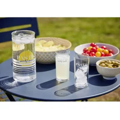 Verre tubo avec inscription Pastis apéritif anisé 25cl^Gifi Discount
