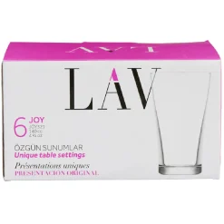 Verrine LAV en verre transparent 14 cl x6^Gifi Hot