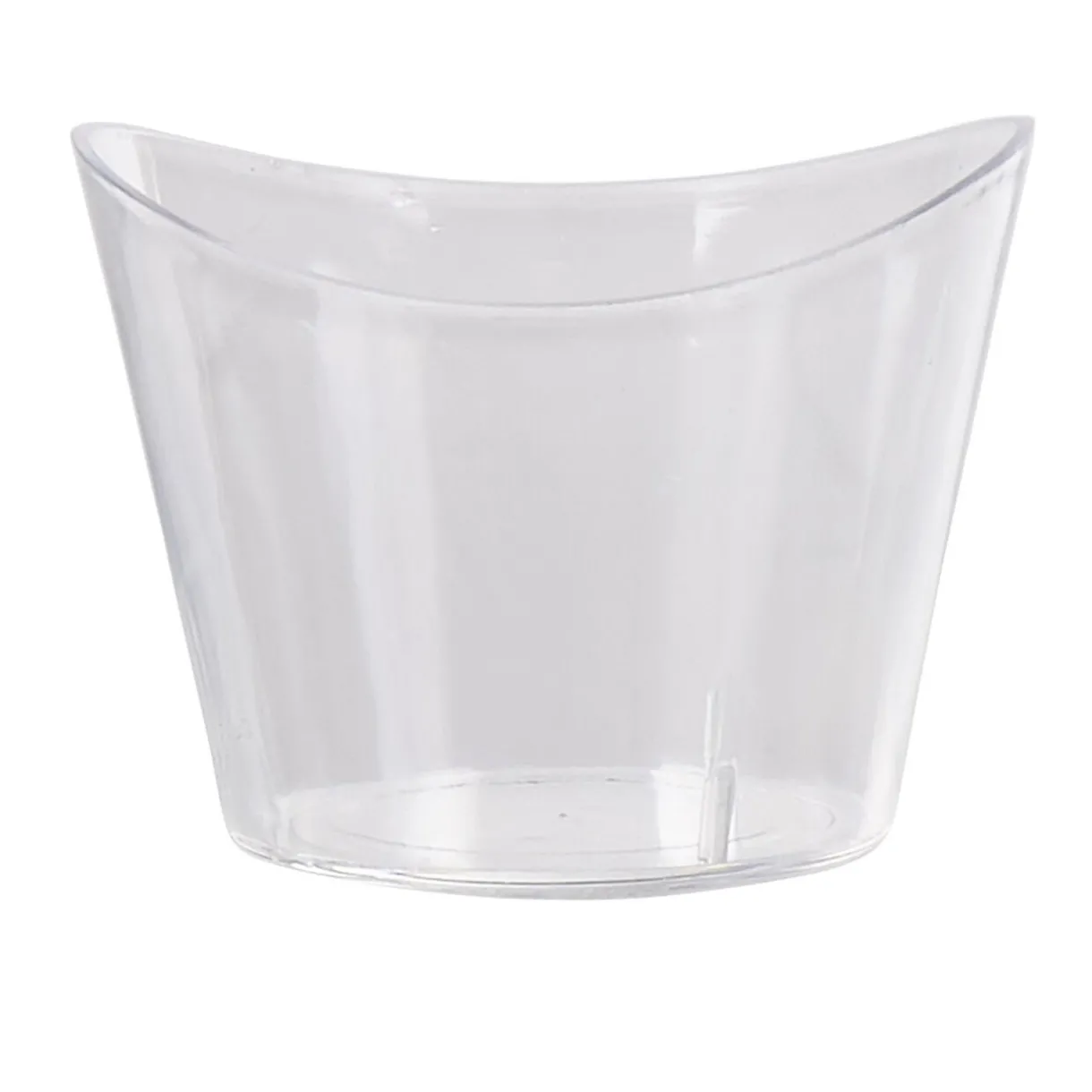 Verrine ovale en plastique réutilisable x10^Gifi