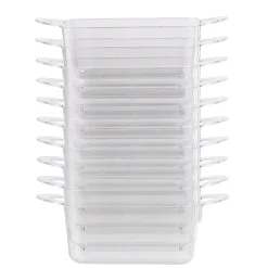 Verrine rectangulaire en plastique réutilisable x10^Gifi