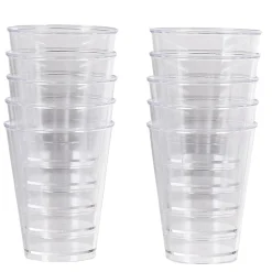 Verrine ronde haute en plastique réutilisable x10^Gifi Clearance