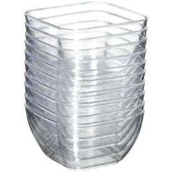 Verrine x50 + mini-cuillère x50 réutilisable transparent^Gifi Hot