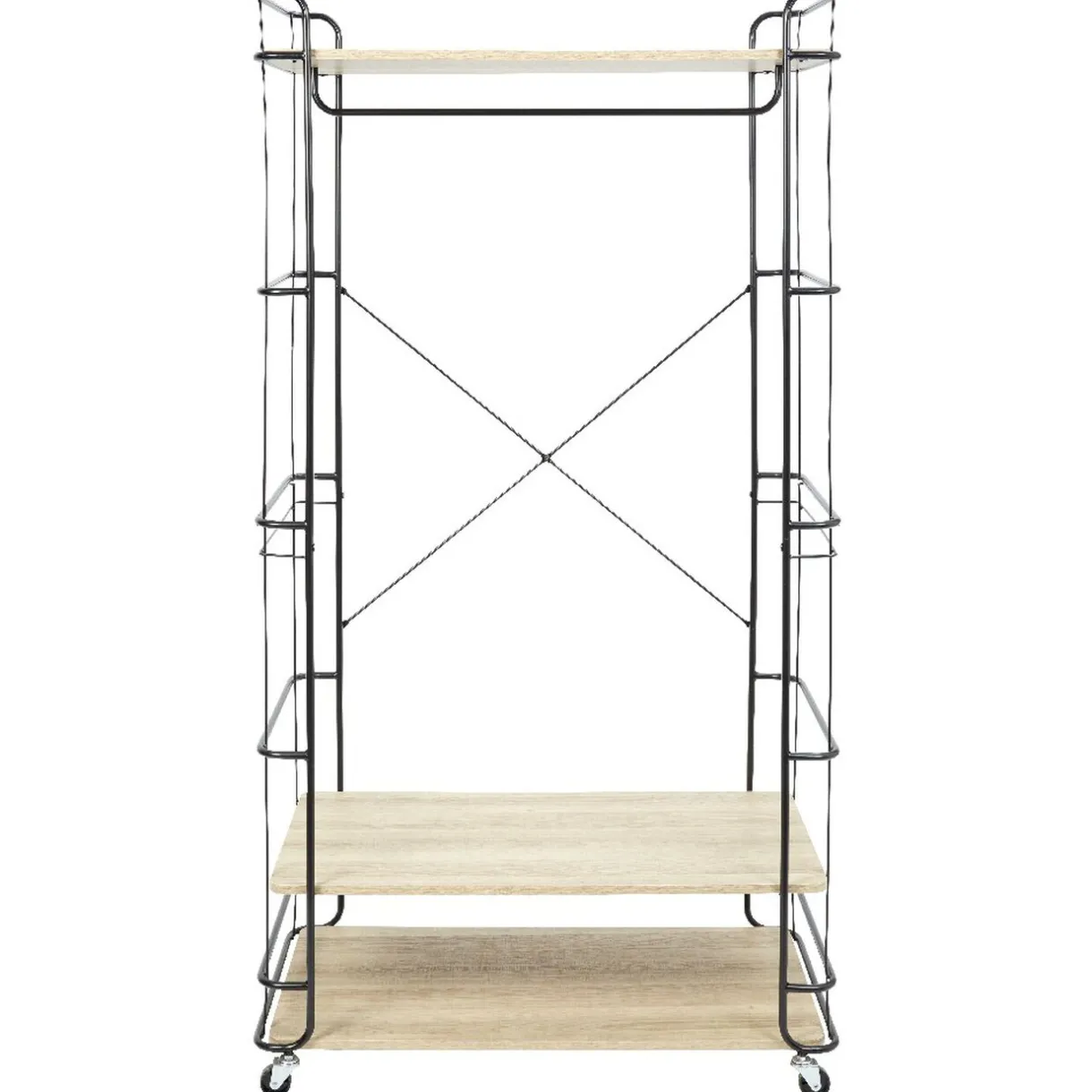 Rangement|Gifi Vestiaire portant range chaussures noir et beige