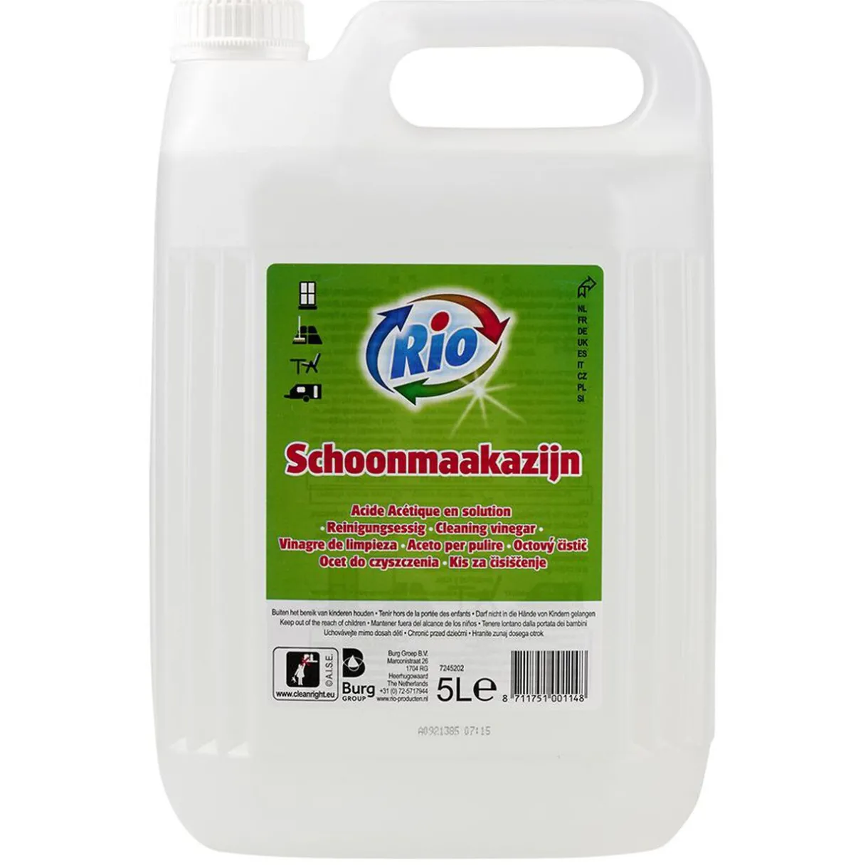 Nettoyage Et Entretien|Gifi Vinaigre de nettoyage RIO 5L